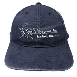 Kinetic Systems Inc Irvine Branch Baseball Cap Blue One Size Adjustable Kee & Ed